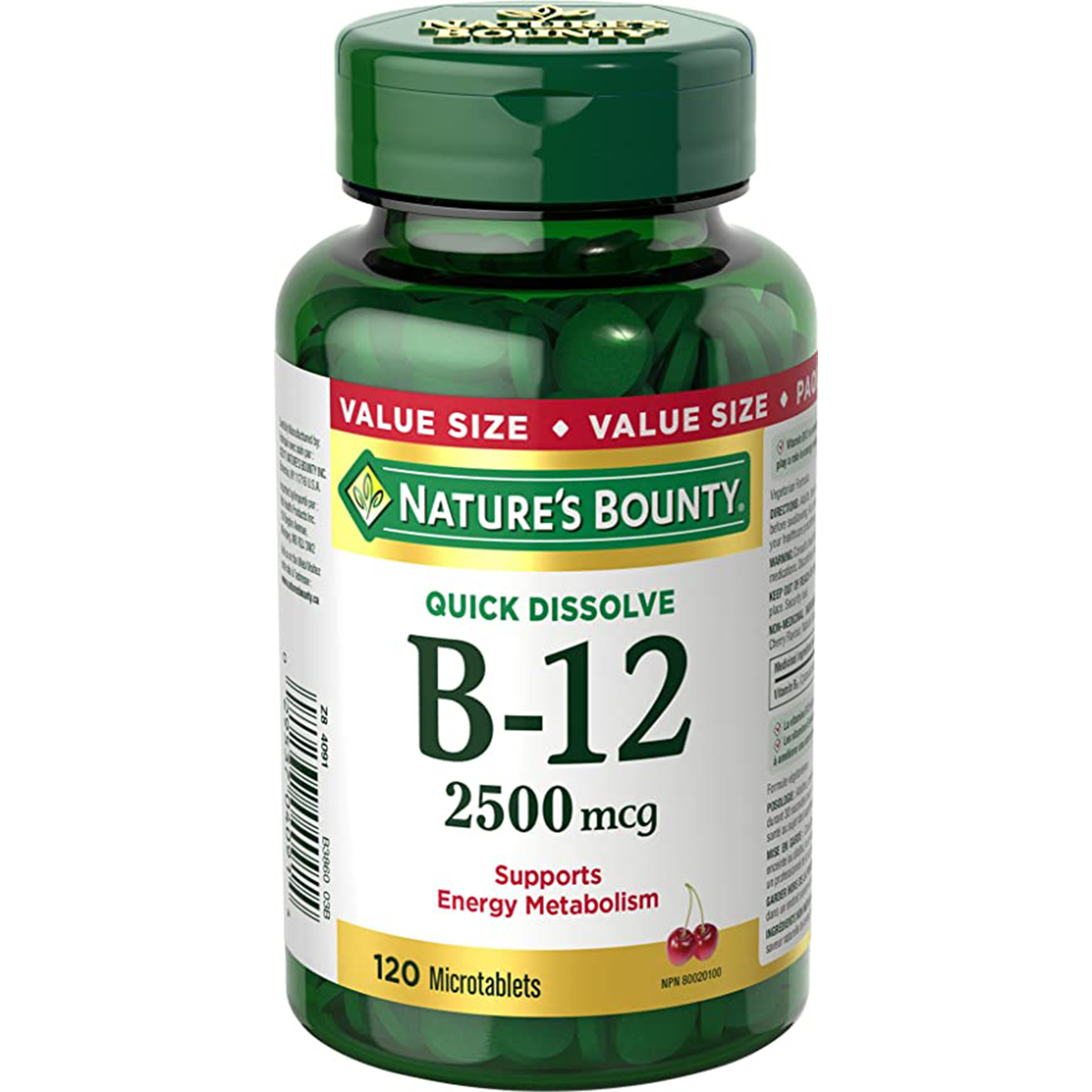 NATURE'S BOUNTY B-12 2500MG(1) - Supermed Pharmacy