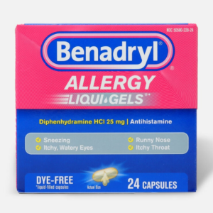 Benadryl Allergy Relief Liqui-Gels (24 capsules)